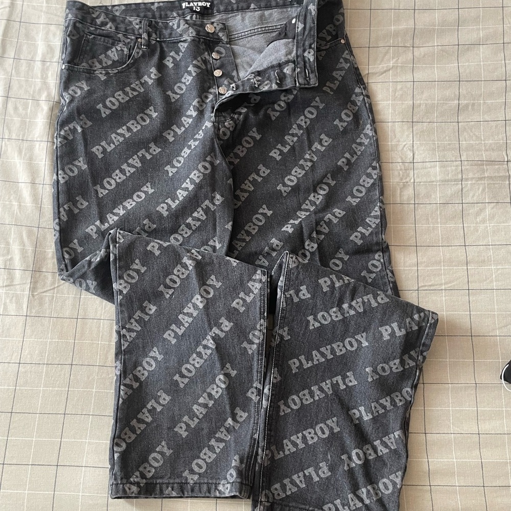 Playboy Men's Gray Jeans